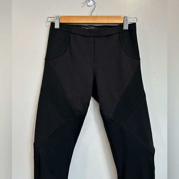 BCBGMaxAzria Black Moto Leggings - Picture 2 of 10